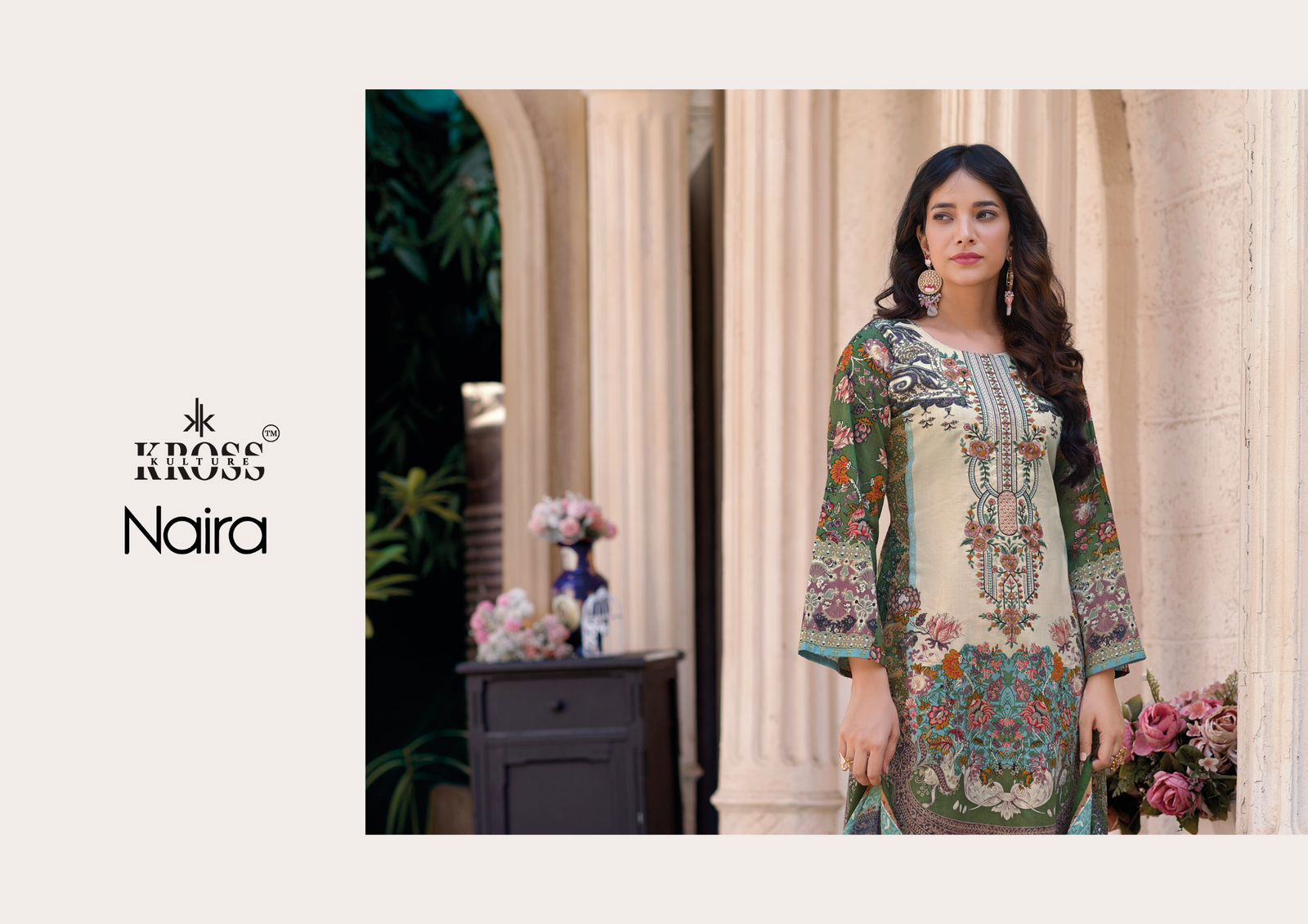 Naira By Kross Kulture Embroidery Cotton Pakistani Dress Material Wholesale Shop In Surat